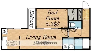 セントフィールドNORTH4【4階】の間取り