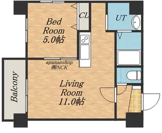 モルティーニ表参道【3階】の間取り