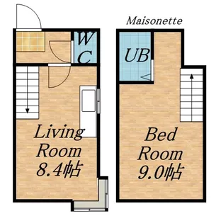ソニア円山【101号室】の間取り