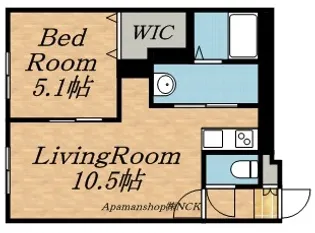 GALO【3階】の間取り