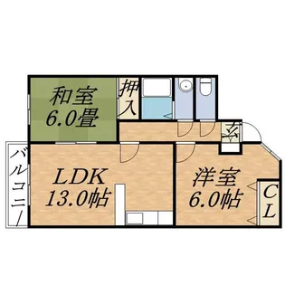 裏参道ハイツ【303号室】の間取り