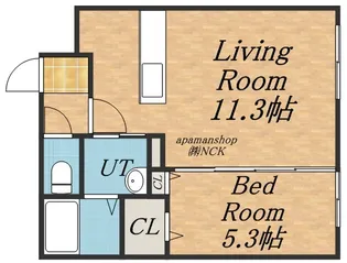 クレマティス円山【2階】の間取り