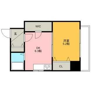 北旺館117【501号室】の間取り