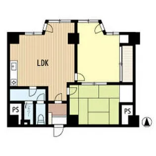 マジソンハイツ【211号室】の間取り