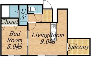 リュクス円山公園【3階】の間取り