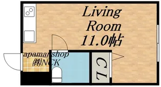 プレジデント円山【607号室】の間取り