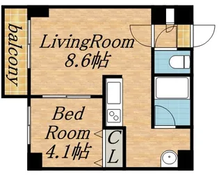 アンビエンテ131【0205号室】の間取り