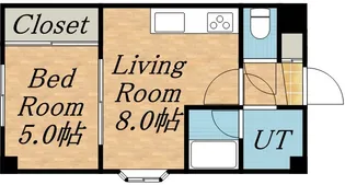 ソレイユ【4階】の間取り