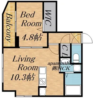PLAZA緑丘【2階】の間取り