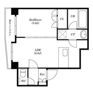 ステージ大通【602号室】の間取り