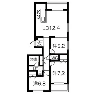 IL CIERO QUATTRO(イルチェーロクアトロ)【1階】の間取り