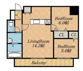 エクレール【10階】の間取り