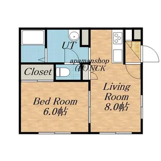 ノヴァ宮の森【403号室】の間取り