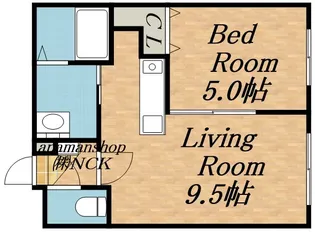 ノースパインハイム【3階】の間取り