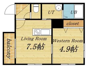 メイフェア【0302号室】の間取り