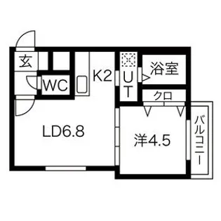 シェリールブリエ【4階】の間取り