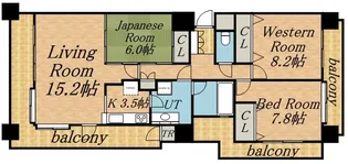 PRIME URBAN円山北四条【00603号室】の間取り