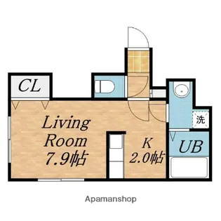 マンダリン北7条【3階】の間取り