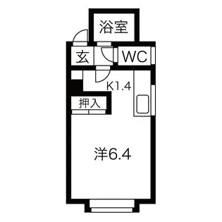 明日香ハイツ【101号室】の間取り