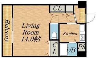 マインシュロス【3階】の間取り
