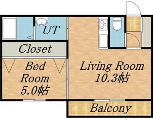 サークルロードヒルズ【0101号室】の間取り