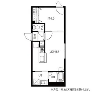 グランドサクセス北6条【0306号室】の間取り