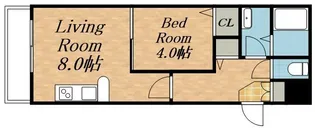 カピテーヌ円山【310号室】の間取り