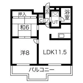 ノール北円山【602号室】の間取り