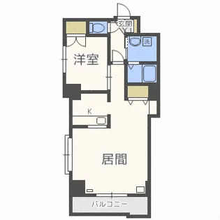 グラン・シェ・モア中島公園【903号室】の間取り