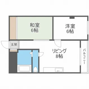 LE JARDIN DE 神宮外苑【2階】の間取り