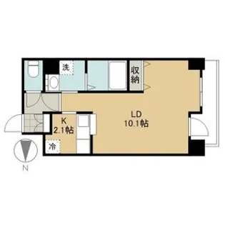 ヴィターレ【0207号室】の間取り