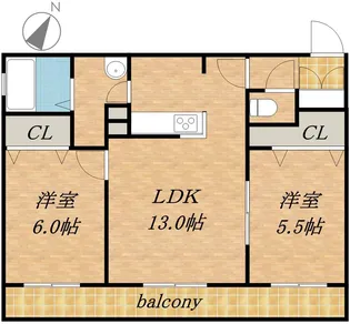 Layla【2階】の間取り