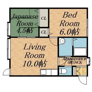 ハーバーハイツⅡ【201号室】の間取り