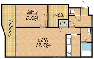 ワイズパーク【6階】の間取り
