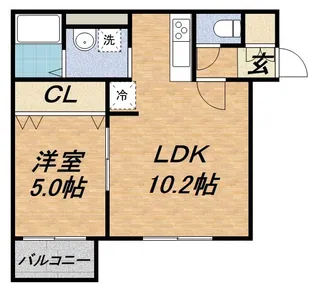 モルティーニ宮の森【4階】の間取り