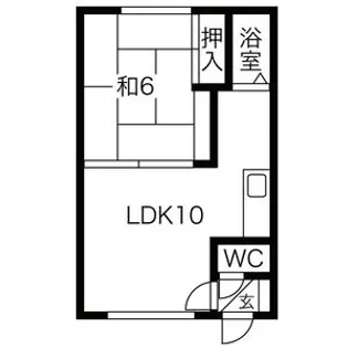 第2マンション永代【201号室】の間取り