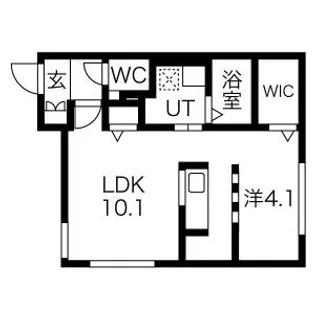 ラ・ビスタ4ー12 (LA・VISTA4ー12)【403号室】の間取り
