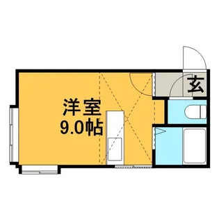 パレロワイヤルN7【101号室】の間取り