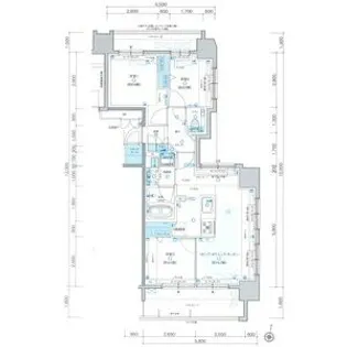 プレシス知事公館前WEST【6階】の間取り