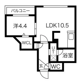 MCDIARMID(マクダミド)【4階】の間取り