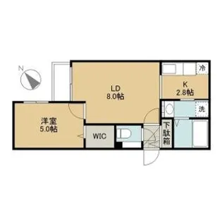 パークサイド北8条【2階】の間取り