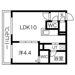 オリゾンテ円山公園【3階】の間取り