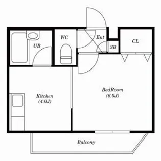 オパス宮の森【103号室号室】の間取り