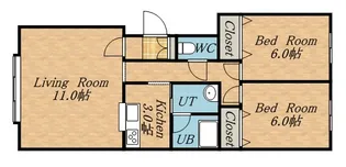 コンフォートKS【3階】の間取り