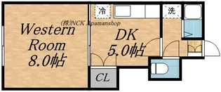 エスポアールさつみ【202号室】の間取り
