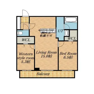 ピオネロ伏見【4階】の間取り