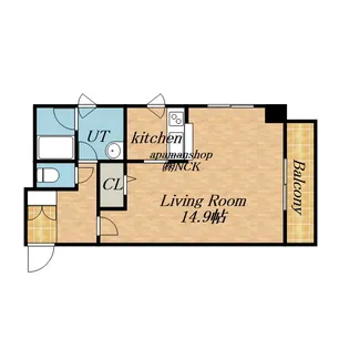 中鉱ビル【702号室】の間取り