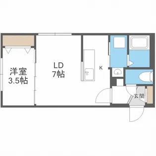 レジデンス円山北【3階】の間取り