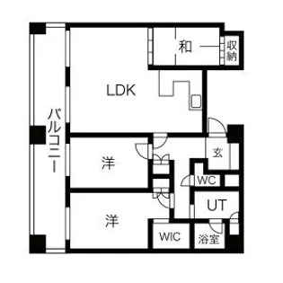 ラフォーレ札幌【3階】の間取り