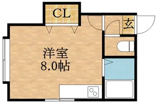 ライフステージ新道東A棟【205号室】の間取り